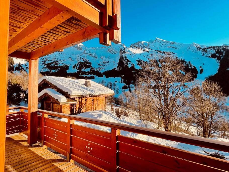 Cosymontagne - Le Chalet - 3Ch - 8 Pers- Terrasse Sud, Magnifique Vue La Clusaz Exterior photo